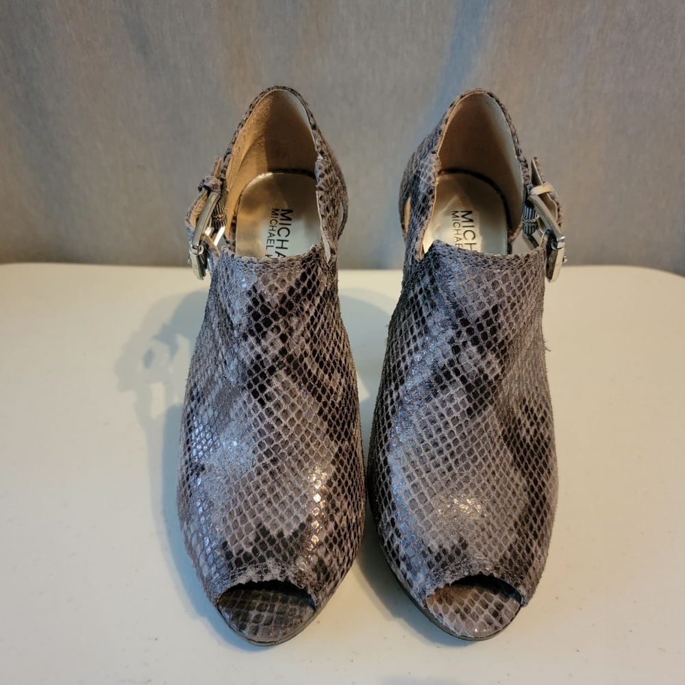 Michael Kors Gray Snake Print Women's Shoes